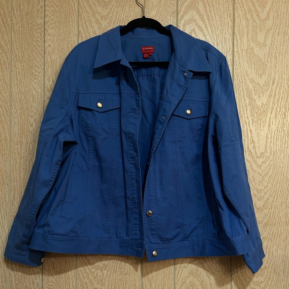Chaps Women's Classic Blue Jean Jacket